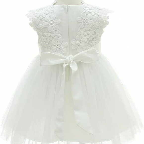Baby Girls Dress Christening Baptism Party Formal Dresses（3M~6M) - Picture 3 of 9